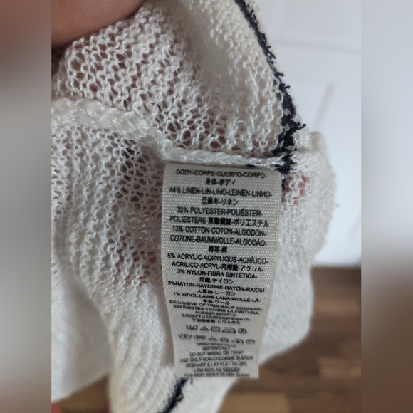 Free People Dreamland cardigan sweater crochet pink white purple xs flowy - Picture 3 of 9